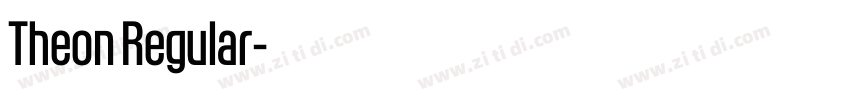 Theon Regular字体转换 Theon Regular字体转换